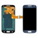 Samsung GT-i9190/i9192/i9195 Galaxy S4 Mini - дисплей в сборе с сенсором синий с передней панелью