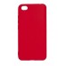 Накладка чехол Silicone Case Xiaomi Note 5A Prime бампер панель красная