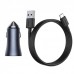 Азу Baseus Golden Contactor Pro 1 USB QC 3.0 + Type-C PD(40W) + PD lightning cabl (TZCCJD-B0G) Black
