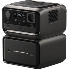 Зарядная станция EcoFlow RIVER 3 MAX Plus Wireless, черный, 600 Вт (1200 Вт) / 858 Вт/ч, 3хAC 230 В, 2хUSB-A (5 В/2.4 А), 2хUSB-C