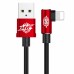 Кабель угловой Baseus MVP Elbow Lightning 1m красный CALMVP-09