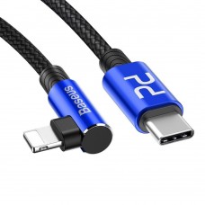 Кабель Baseus MVP Elbow Type-C to iPhone Cable PD 18W 1m синий CATLMVP-A03