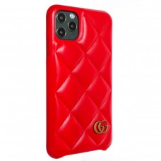 Чехол Leather Gucci Logo накладка iPhone 11, 11 Pro, 11 Pro Max кожаная панель