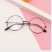 Имиджевые очки круглые с прозрачными стеклами - Черные