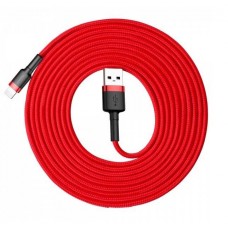 Кабель USB Baseus Cafule Lightning Cable 3M 2A Красный (CALKLF-R09)