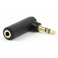 Переходник Cablexpert угловой 3.5 папа - мама 90 градусов