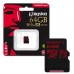 Карта памяти Kingston MicroSDXC 64GB UHS-I A1 (класс 10) без адаптера