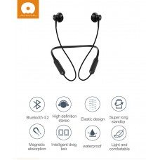 Наушники беспроводные WUW R40 Bluetooth стерео гарнитура черная
