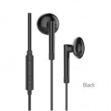 Наушники с микрофоном HOCO M53 Exquisite sound with mic проводная гарнитура черная 