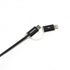 Комбо двойной кабель Micro USB+Lightning REMAX Aurora  RC-020t