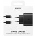 Зарядное устройство - комплект с кабелем Samsung 45W USB-C PD черное (TA845XBEGRU)