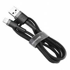Кабель Baseus Cafule USB Lightning 1м CALKLF-BG1 черно-серый