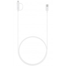 Кабель Samsung Combo Type-C & MicroUSB белый  EP-DG930DWEGRU