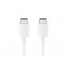Кабель Samsung Type-C to Type-C 60W белый EP-DA705BWRGRU