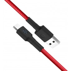 Micro USB Кабель зарядный ZMI AL603 braided cable красный 1 метр