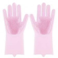 Силиконовые перчатки Xiaomi Jordan-Judy Silicone Gloves розовые