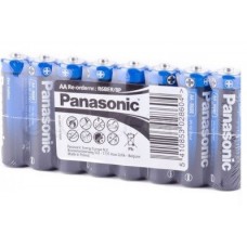 Батарейка пальчик комплект 8 штук Panasonic GENERAL PURPOSE AA (R6) TRAY 8 ZINK-CARBON 8шт./уп. (пленка)