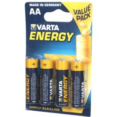 Батарейки АА пальчиковые VARTA Energy LR6 4шт./уп.
