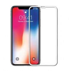 Защитное стекло 5D iPhone 11 Pro/X/XS белый