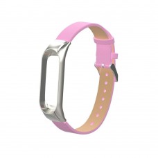 Ремешок Gasta Leather Modern for Xiaomi Mi Band 3 color Pink