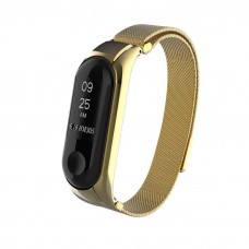 Ремешок Gasta Milanese Magnetic V2 for Xiaomi Mi Band 3 color Gold
