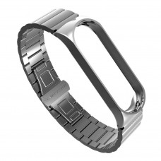 Ремешок Gasta Luxury Stainless Steel for Xiaomi Mi Band 3 color Silver
