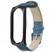 Ремешок Gasta Jeans Blue for Xiaomi Mi Band 3 and Mi Band 4 color Black