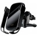 Автодержатель Baseus Wireless Charger Rock Solid Electric Holder черный (WXHW01-01)