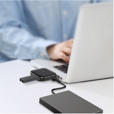 Концентратор хаб юсб BASEUS USB Fully folded portable 4in1 4xUSB2.0 Micro USB Power Supply