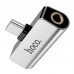 Конвертер Hoco Type-C to 3.5mm audio/Type-C charging LS26 1.5A