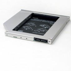 Адаптер підключення Grand - X HDD 2.5 дюймових у відсік приводу ноутбука SATA/mSATA 9.5mm (HDC-24N) HDC-24N