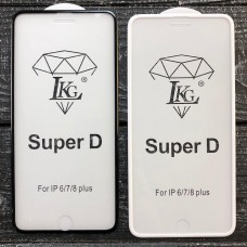 Защитное стекло SUPER D iPhone X / 11 Pro черное с защитной противоударной кромкой