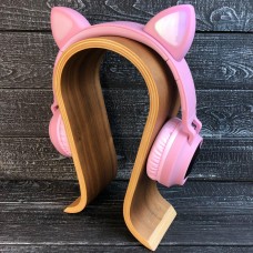 Наушники HOCO W27 CAT EAR Wireless headphones чисто розовые