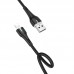 Кабель Hoco Lightning с LED подсветкой Surplus X45 1m 2.4A