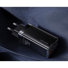 Зарядное устройство 65W USAMS GaN Mini US-CC110 3 порта