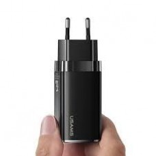 Зарядное 65W 5a USAMS GaN Mini US-CC110 USB + 2*Type-C мощное