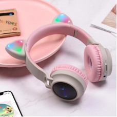 Bluetooth наушники Hoco W27 Cat Ear кошачьи ушки с подсветкой