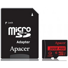 Карта памяти MicroSDHC 32 GB Class 10 Apacer UHS-I 85R