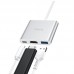 Переходник Type-C На USB 3.0 + HDMI концентратор разветвитель HOCO HB14