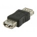 Переходник USB-А гнездо - USB-А гнездо соединитель адаптер мама мама