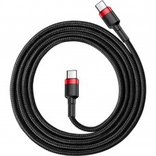 Кабель Type-C - Type-C 100W Baseus Cafule PD2.0 самый быстрый 5 ампер CATKLF-ALG1