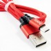 Кабель длина 2 метра Hoco X14 micro-USB быстрая зарядка красный
