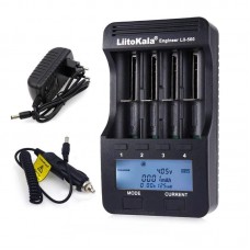 Интеллектуальное зарядное устройство Liitokala Lii-500 + автомобильный адаптер