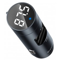 Авто зарядное + FM-модулятор Baseus Energy Wireless MP3 Charger Dark grey