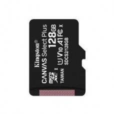 Карта пам'яті Kingston microSDXC Canvas Select Plus 128GB Class 10 UHS-I A1 85МБ/с R-100MB/s Без ада