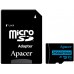 Карта пам'яті Apacer microSDXC V30 256GB Class 10 UHS-I (U3) V30 A1 R-100MB/s +SD-адаптер