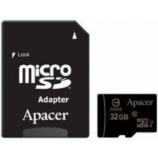Карта памяти Apacer microSDHC 32GB Class 10 + SD-адаптер
