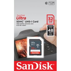 Карта памяти SanDisk SDHC Ultra 32GB Class 10 UHS-I