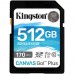 Карта памяти Kingston SDG3/512GB Class 10 UHS-I (U3) до 90 МБ/с R-170MB/s