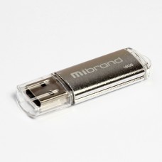 Флеш-накопичувач Mibrand USB2.0 Cougar 16GB Моноблок, Серый